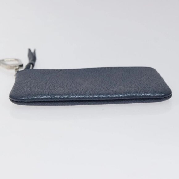 LOUIS VUITTON Monogram Empreinte Pochette Cles Celest M80900 LV Auth 118067 - Picture 6 of 13
